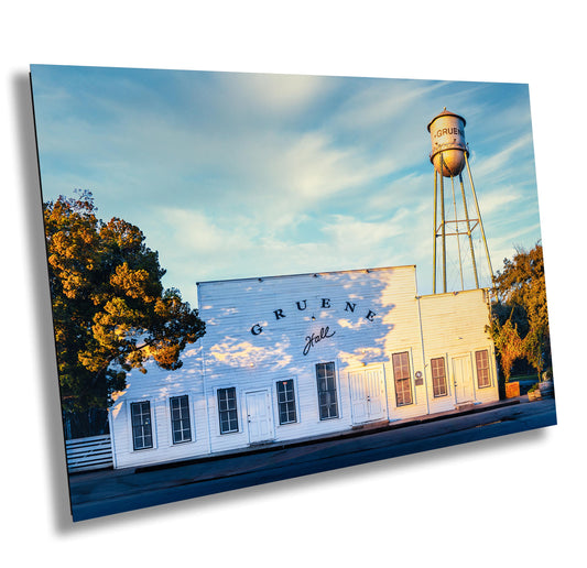 Texas Wall Art - Gruene Hall Photo Print – Oldest Dance Hall in Texas, Premium Paper, Canvas, Acrylic or Metal - Perfect Art for Home Decor