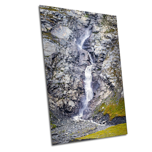 Alaska Cruise Photo - Glacier Bay National Park Waterfall on Premium Photo Paper, Canvas, Acrylic, or Metal Print
