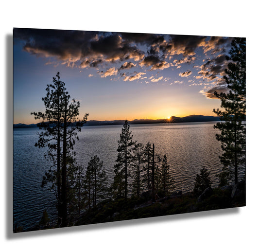 Lake Tahoe Print - Sunset Fine Art Photograph on Photo Paper, Canvas & Metal – Nevada / California Landscape Wall Decor, Mountain Home Gift