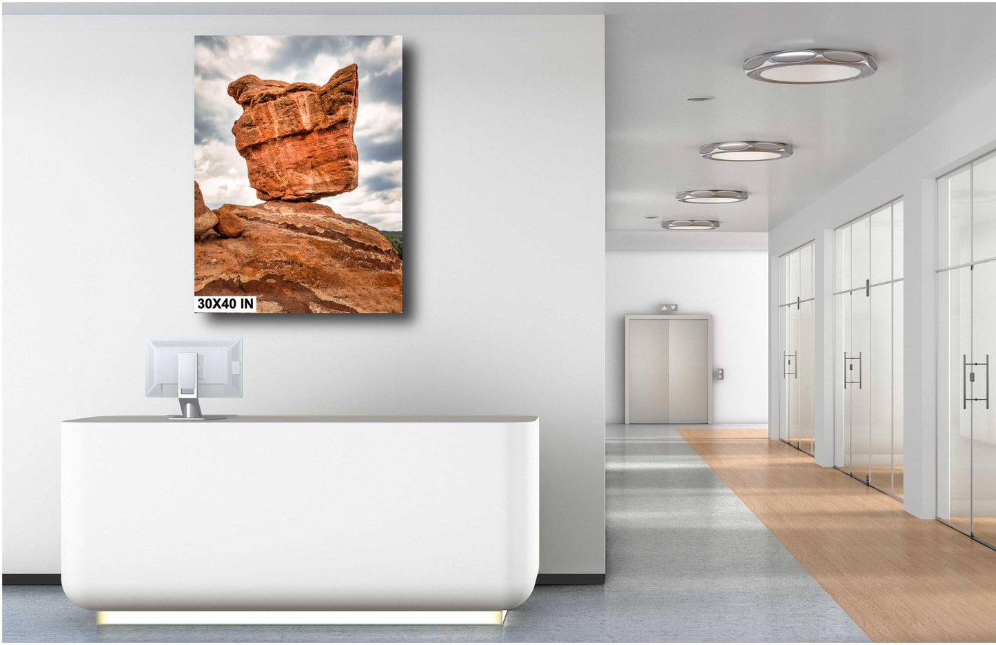 Balanced Rock Art Print | Garden of the Gods Landscape | Colorado Springs Wall Decor | Premium Photo, Canvas, Acrylic & Metal Options