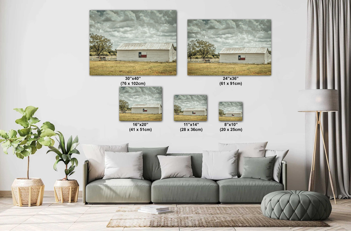 Rustic Wall Art - Texas Flag Barn Wall Art | Rustic Farmhouse Decor - Premium Photo Paper, Canvas, Acrylic & Metal Prints