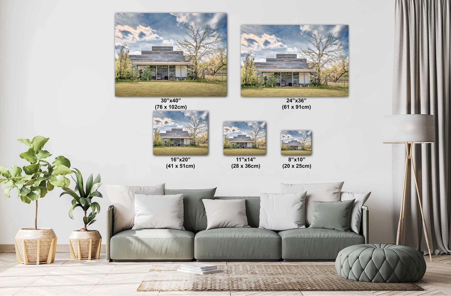 Country Decor - Small Town General Store Photography Print | Premium Photo Paper, Canvas, Acrylic & Metal Options | Burkett, Texas Art