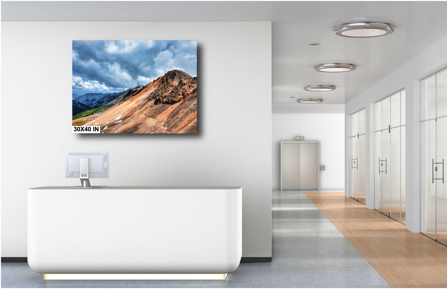 Colorado Alpine Loop Photography: Engineer Pass Summit View & Silverton Ouray Mountain Landscape Art Print