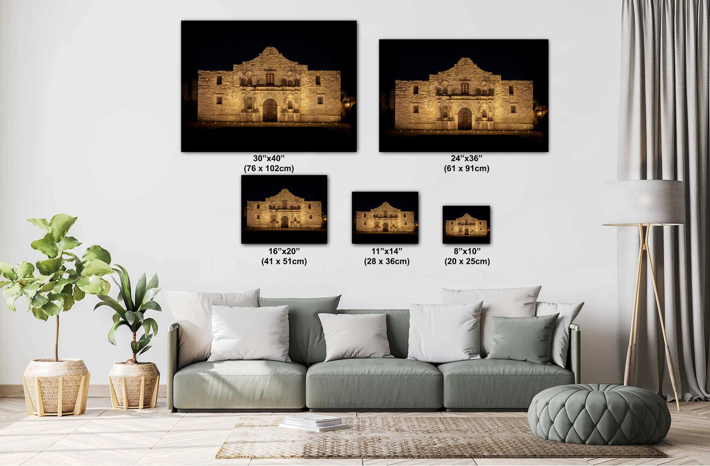 San Antonio Art - Alamo Fine Art Print | Texas History Wall Decor on Premium Photo Paper, Ready to Hang Canvas, Acrylic & Metal Options