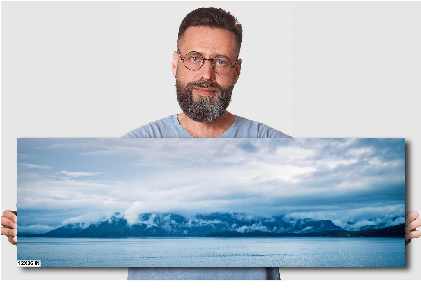 Alaska Inside Passage - Misty Mountains Cruise Art, Nature Wall Decor & Glacier Bay Photography on Premium Photo Paper, Canvas, or Metal