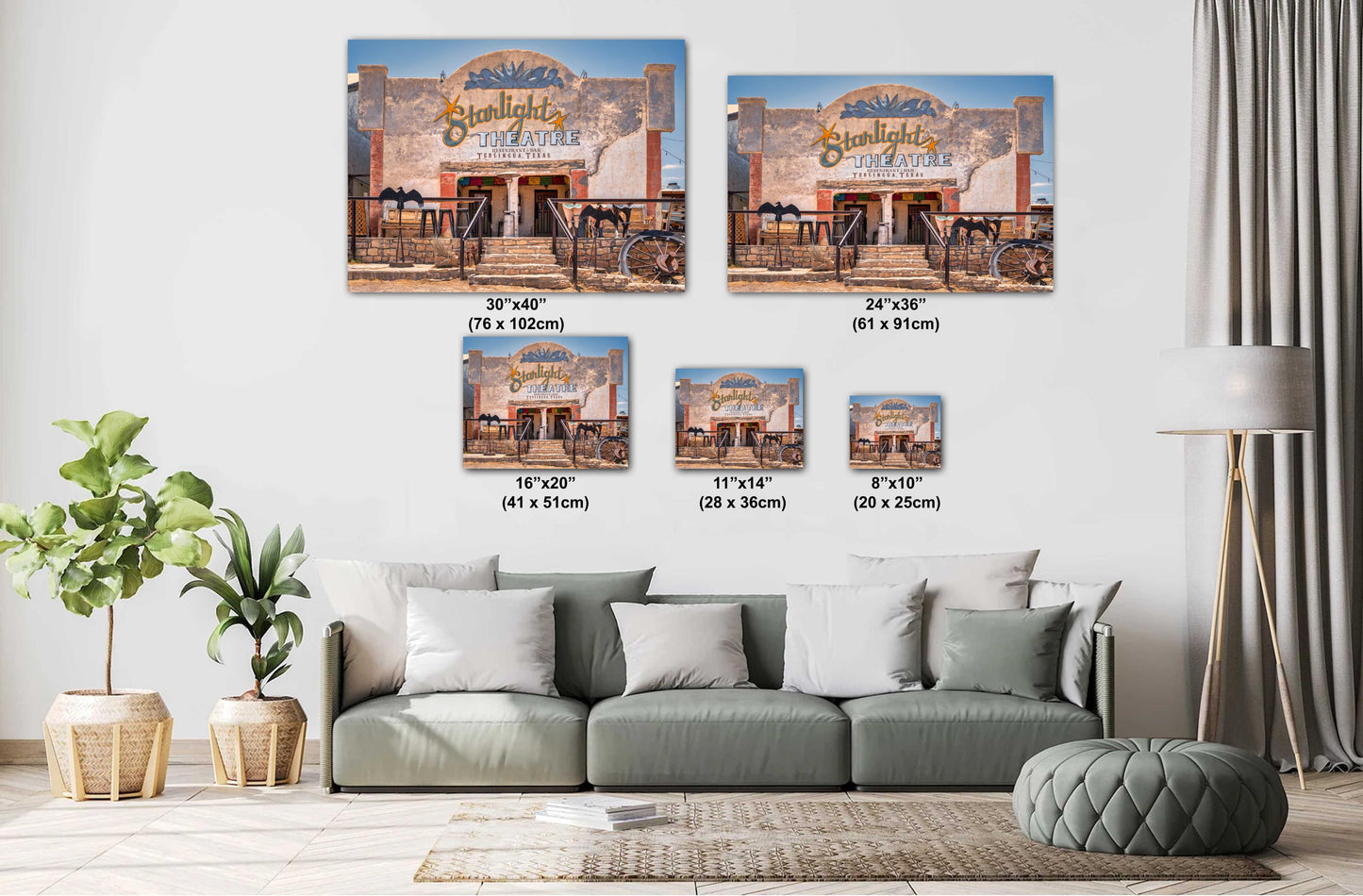 Starlight Theater Terlingua Texas Photo Print: West Texas Ghost Town, Historic Desert Movie Theater Photo on Premium Paper, Canvas or Metal