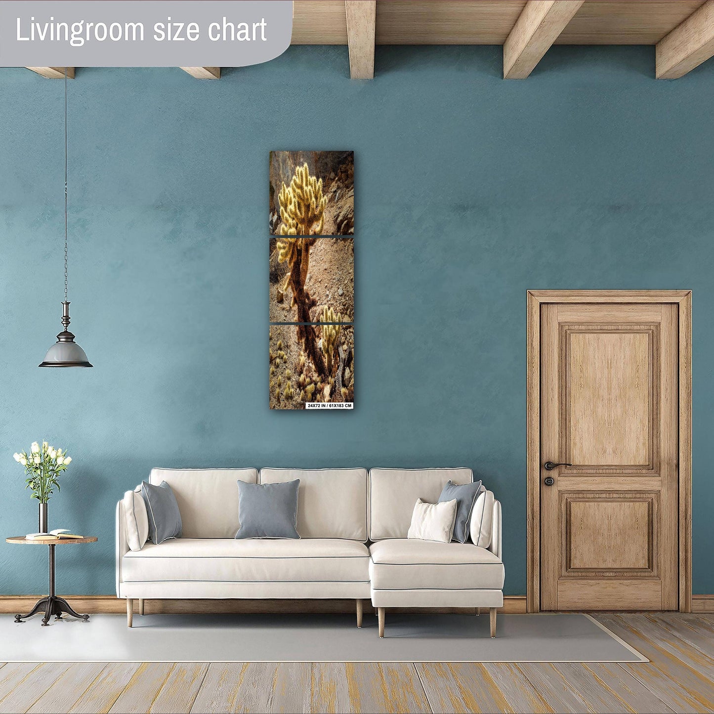 Cactus Print Wall Art - Teddy Bear Cholla Photo Poster - Arizona Nevada California Desert Cactus Decor on Paper, Canvas, Acrylic, or Metal