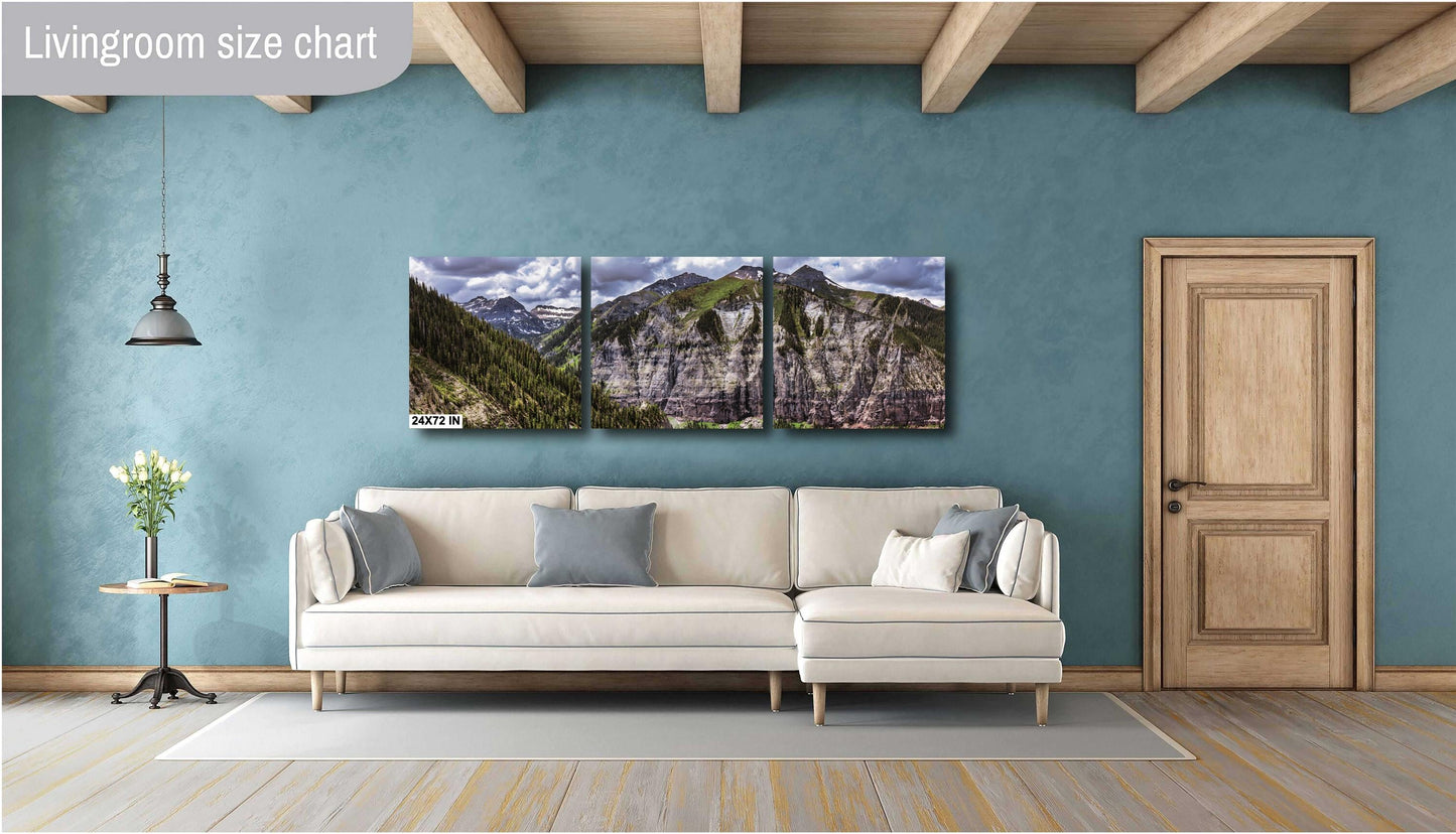 Imogene Pass Summit View Print | Rocky Mountain Colorado Photography Art | Alpine Loop Wall Decor, Nature Landscape Photography