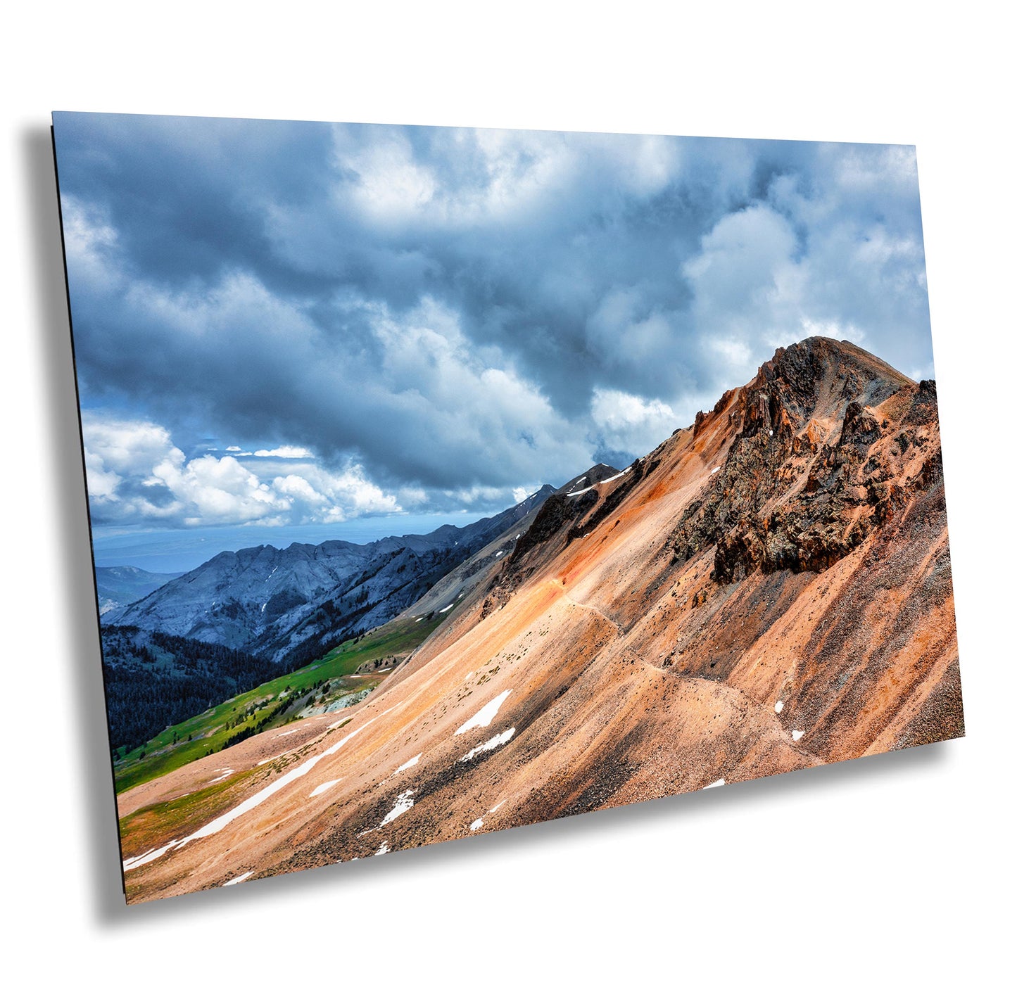Colorado Alpine Loop Photography: Engineer Pass Summit View & Silverton Ouray Mountain Landscape Art Print