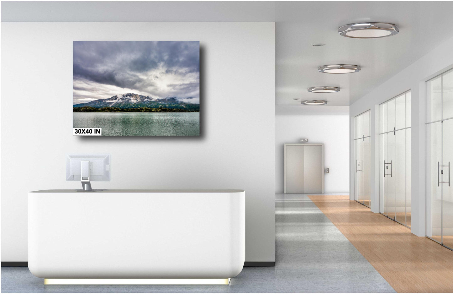 Bernard Lake at Fraser, BC: White Pass & Yukon Railway - Alaska Cruise Art Print