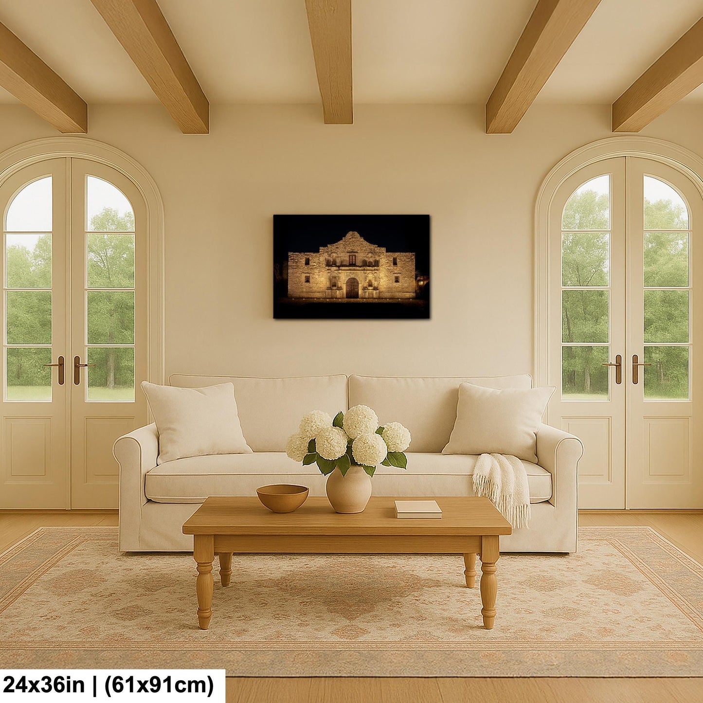 San Antonio Alamo Print - Texas Wall Art | Historic Photo Decor Large Wall Decor