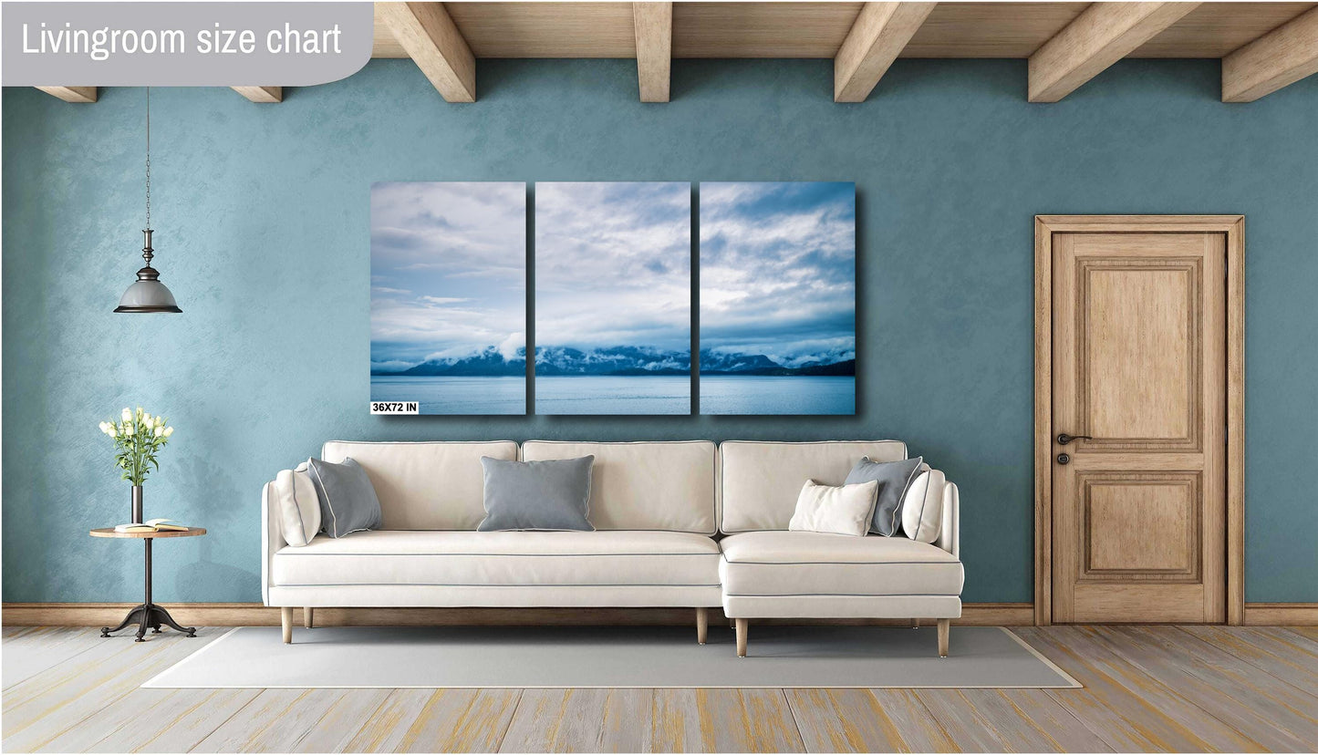 Alaska Inside Passage - Misty Mountains Cruise Art, Nature Wall Decor & Glacier Bay Photography on Premium Photo Paper, Canvas, or Metal