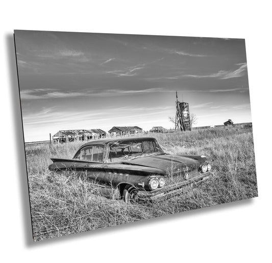 Vintage Car Prints - 1960 Buick Electra 225 Wall Art - Automotive Photography, Black & White Art, Nostalgic Wall Decor