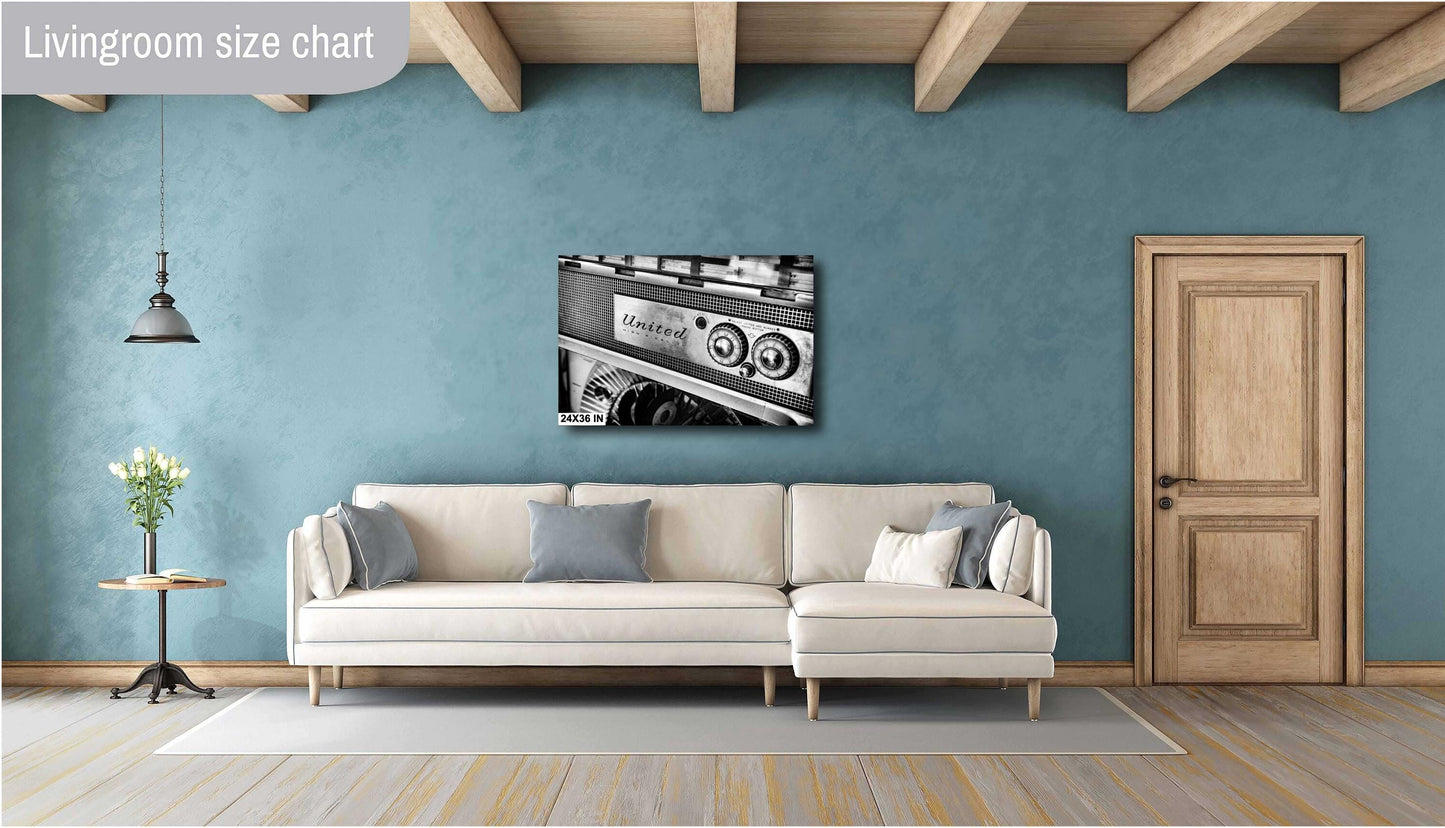 Classic Route 66 Diner Jukebox Photography Wall Art Print | Premium Paper, Canvas, Acrylic & Metal Decor