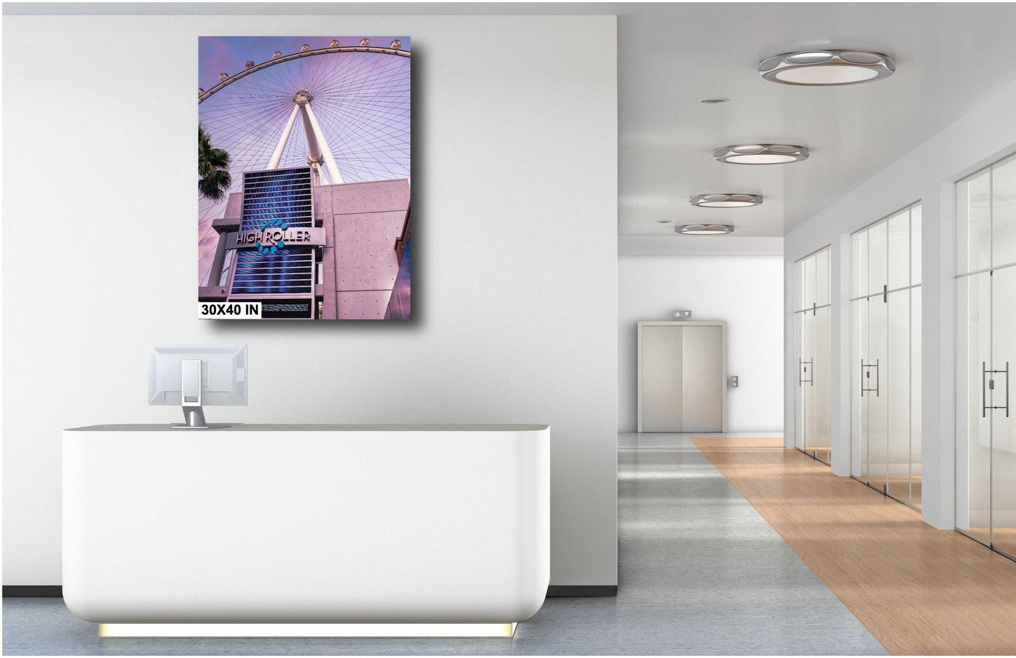Las Vegas High Roller Photography Art Print - Nevada Wall Decor on Premium Photo Paper, Canvas or Metal, Unique Gift for Home or Office