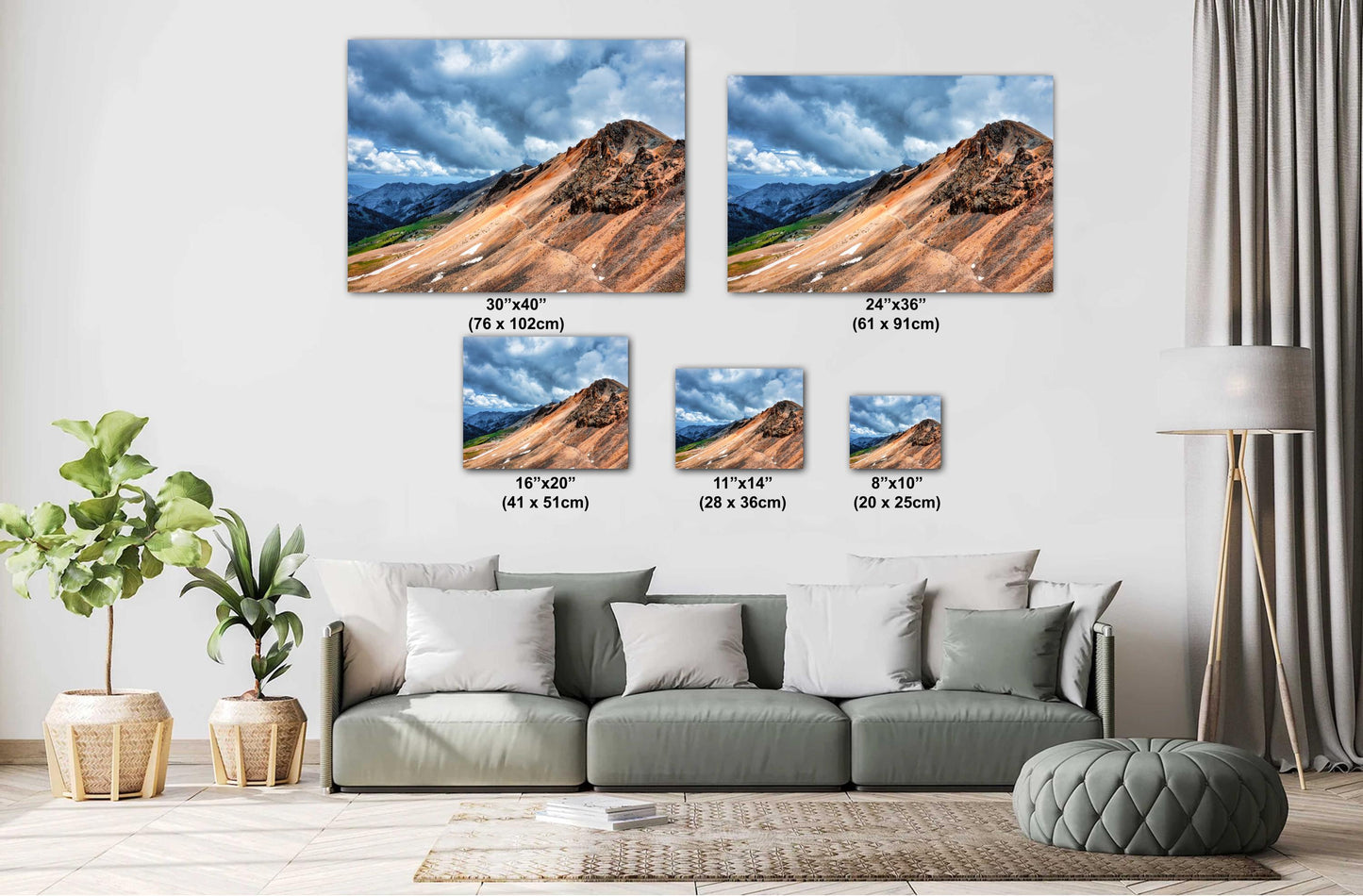Colorado Alpine Loop Photography: Engineer Pass Summit View & Silverton Ouray Mountain Landscape Art Print