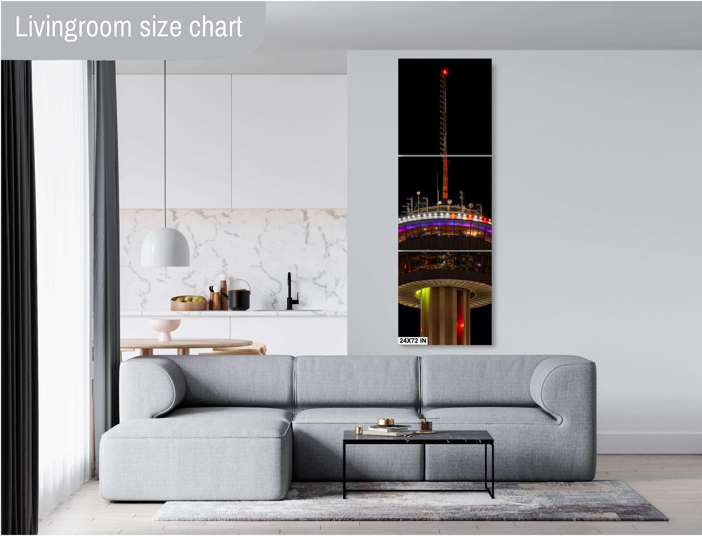 San Antonio Art - Tower of the Americas Photo Print | San Antonio Landmark Art on Premium Paper, Canvas, Acrylic & Metal Options