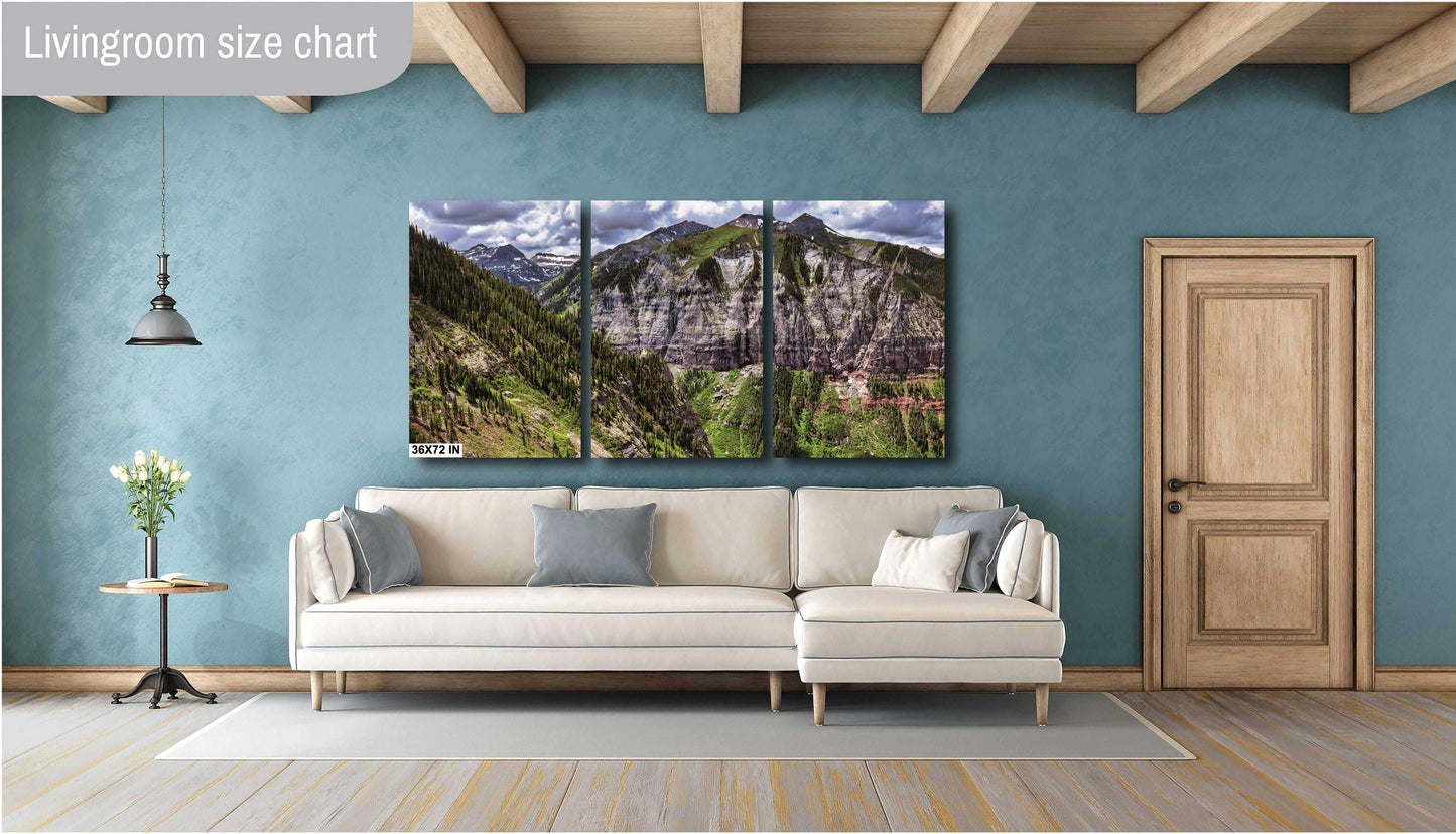 Imogene Pass Summit View Print | Rocky Mountain Colorado Photography Art | Alpine Loop Wall Decor, Nature Landscape Photography