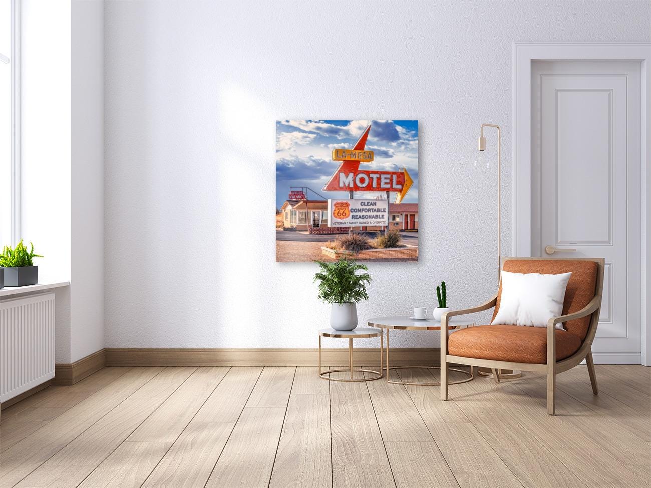 Route 66 Wall Art - La Mesa Motel, Santa Rosa NM - Premium Photo Paper, Canvas, Acrylic & Metal Prints