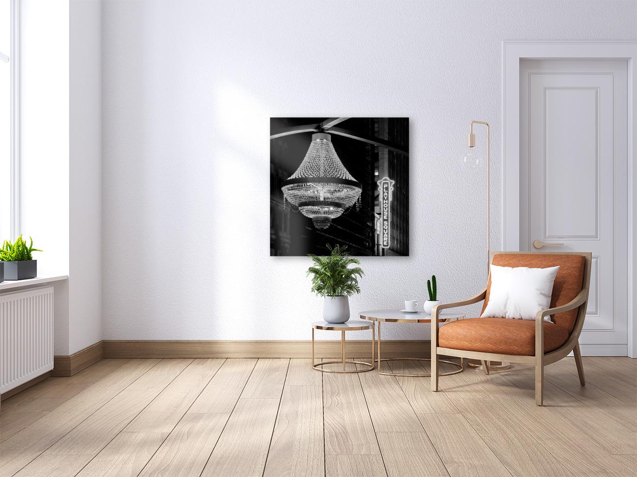 Playhouse Square Chandelier - Cleveland at Night Fine Art Photography, Living Room Wall Decor, This is CLE Nightscape Art