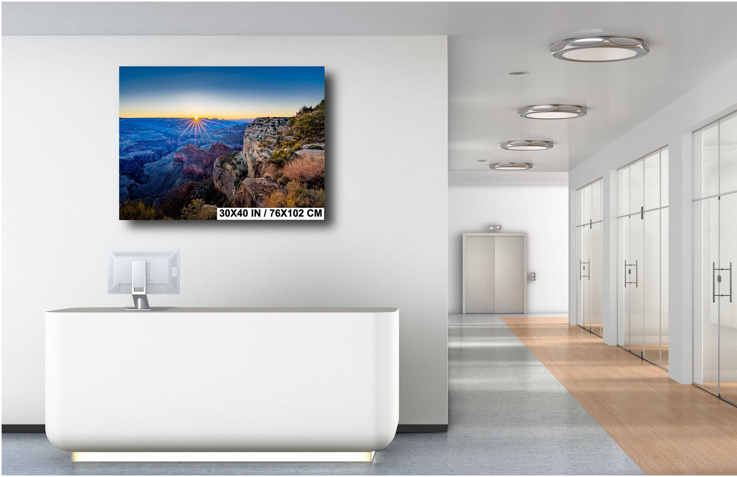 Grand Canyon Print - Arizona Sunrise Photo on the South Rim, Premium Paper, Canvas, Acrylic & Metal Options