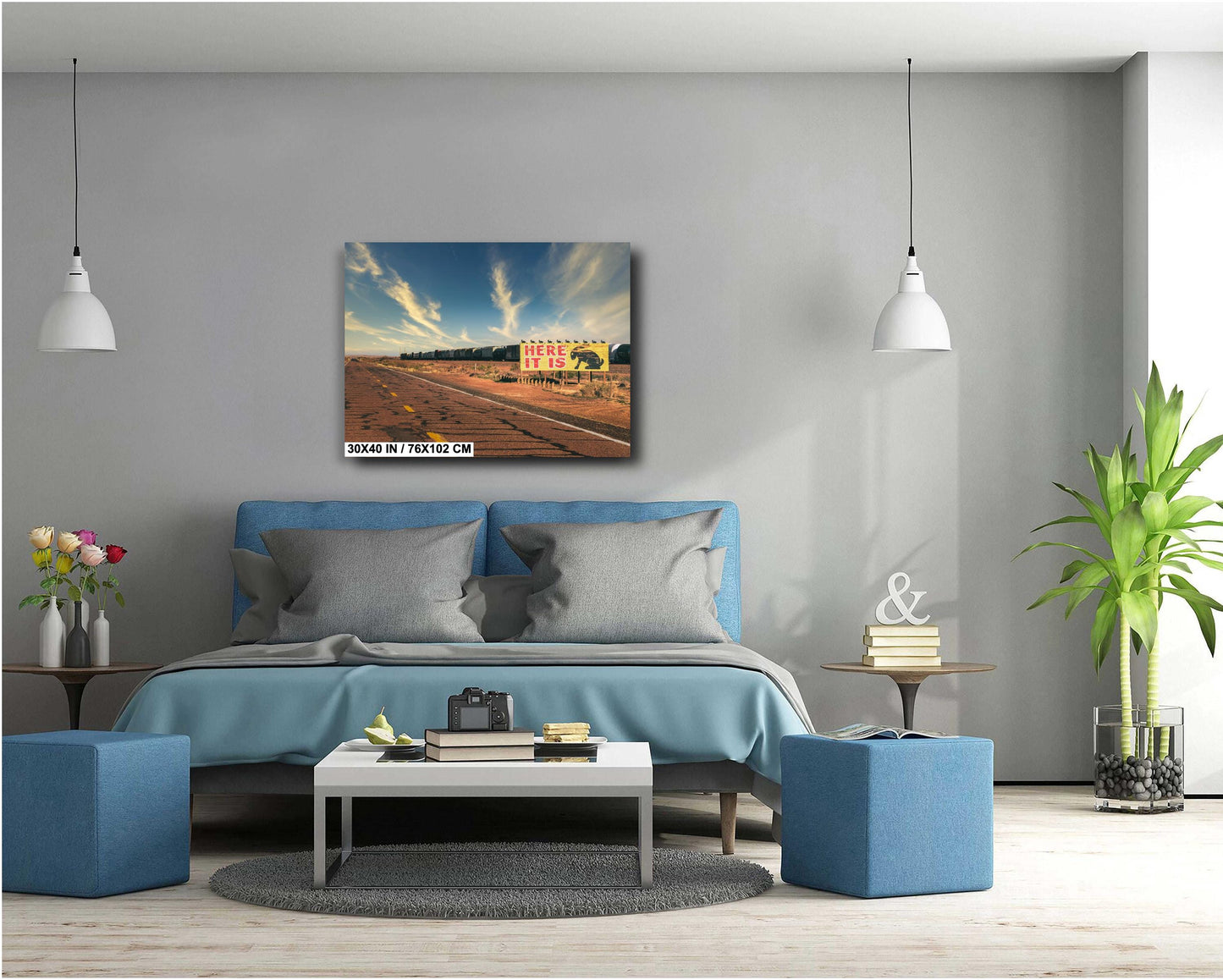 Jack Rabbit Trading Post Route 66 Photography Print | Americana Art on Premium Paper & Ready-to-Hang Canvas