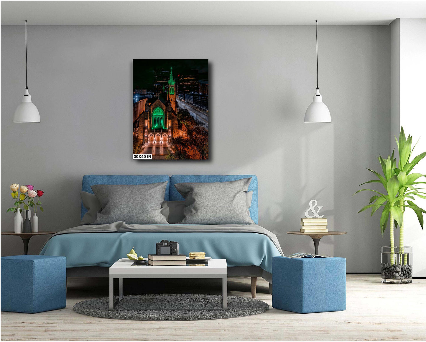 Catholic Decor - St. John Cathedral Print - Cleveland Ohio Gothic Architecture Photography Art - Downtown Catholic Church Decor