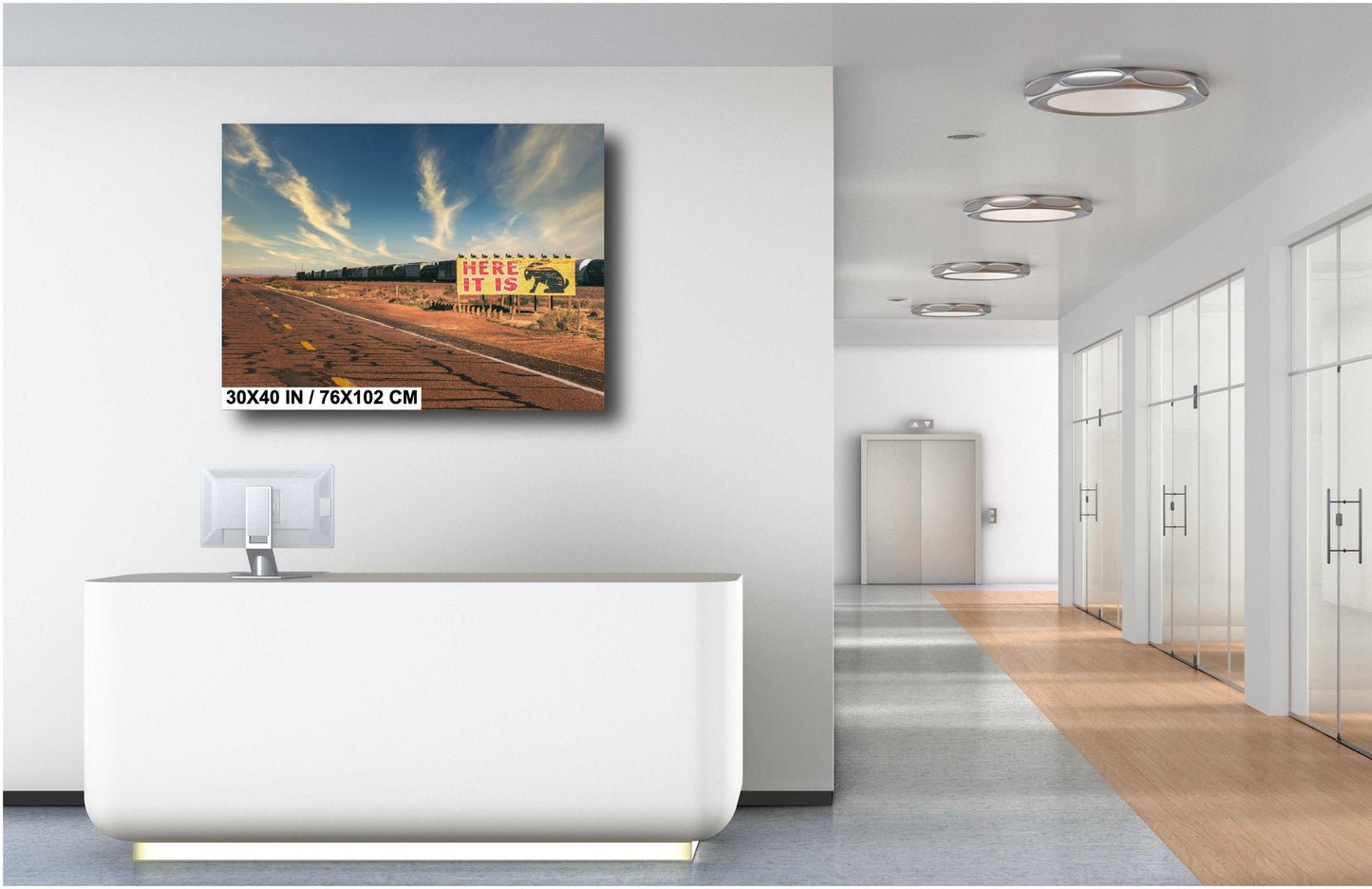 Jack Rabbit Trading Post Route 66 Photography Print | Americana Art on Premium Paper & Ready-to-Hang Canvas