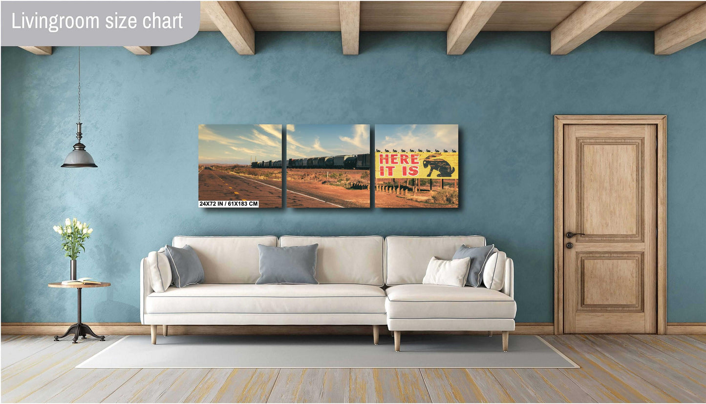 Jack Rabbit Trading Post Route 66 Photography Print | Americana Art on Premium Paper & Ready-to-Hang Canvas