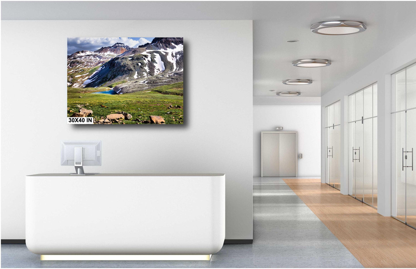 Rocky Mountain Photography Print: Yankee Boy Basin Trail View - Stunning Silverton/Ouray Alpine Loop Art for Home Decor