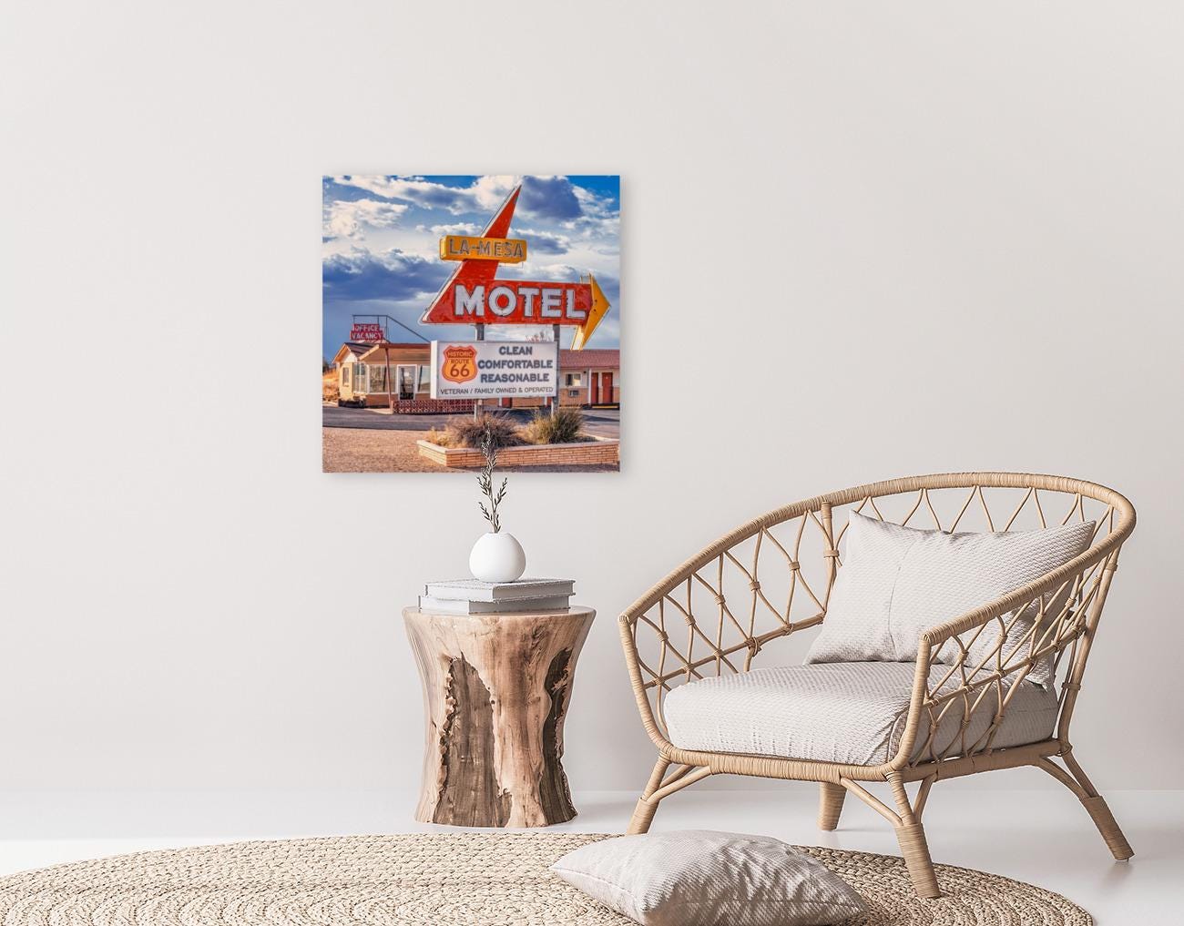 Route 66 Wall Art - La Mesa Motel, Santa Rosa NM - Premium Photo Paper, Canvas, Acrylic & Metal Prints
