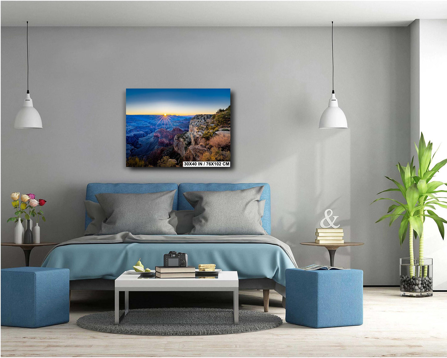 Grand Canyon Print - Arizona Sunrise Photo on the South Rim, Premium Paper, Canvas, Acrylic & Metal Options