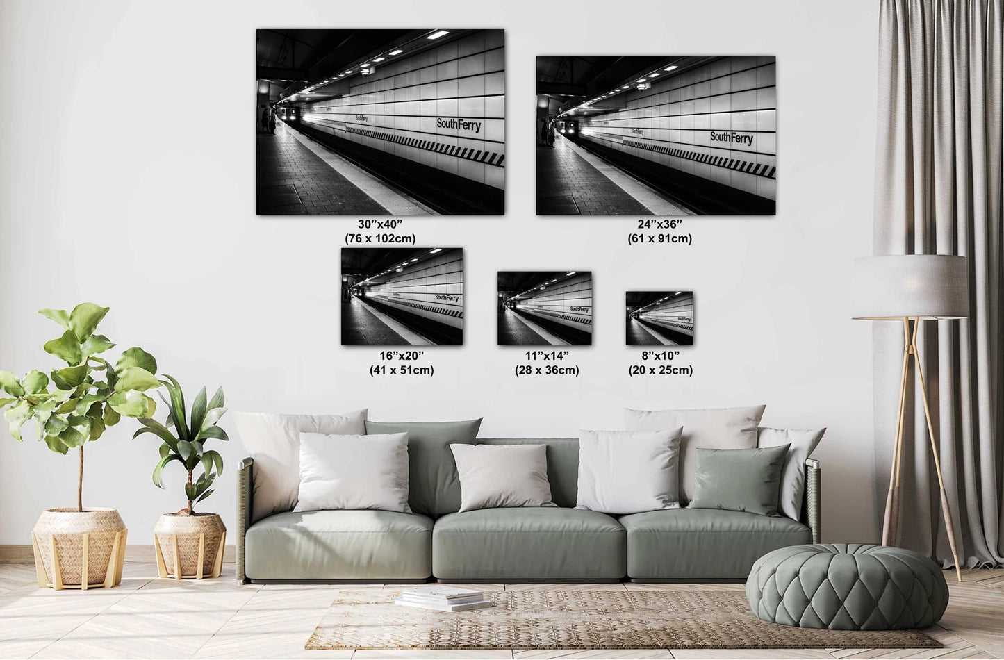 South Ferry NYC Subway Station Canvas Print: MTA Art, Manhattan, Staten Island Ferry & Battery Park Photo Decor