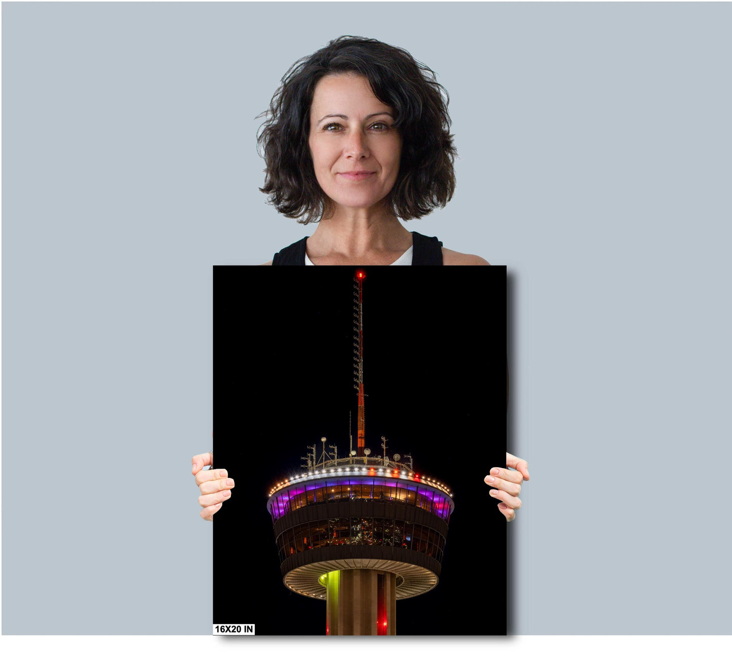 San Antonio Art - Tower of the Americas Photo Print | San Antonio Landmark Art on Premium Paper, Canvas, Acrylic & Metal Options