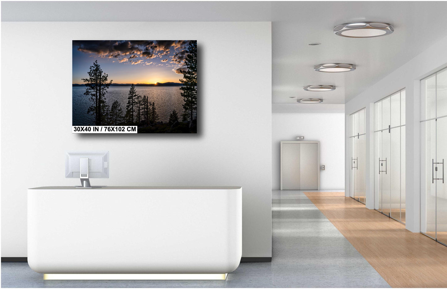 Lake Tahoe Print - Sunset Fine Art Photograph on Photo Paper, Canvas & Metal – Nevada / California Landscape Wall Decor, Mountain Home Gift