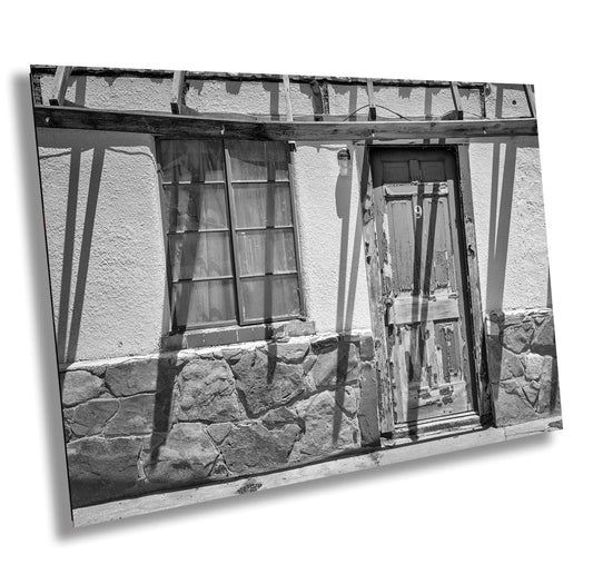 Haunting Abandoned Motel Room 9 Photograph | Vintage Roadside Americana Wall Art Print on Canvas & Metal