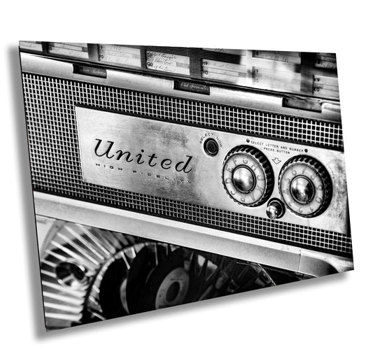 Classic Route 66 Diner Jukebox Photography Wall Art Print | Premium Paper, Canvas, Acrylic & Metal Decor