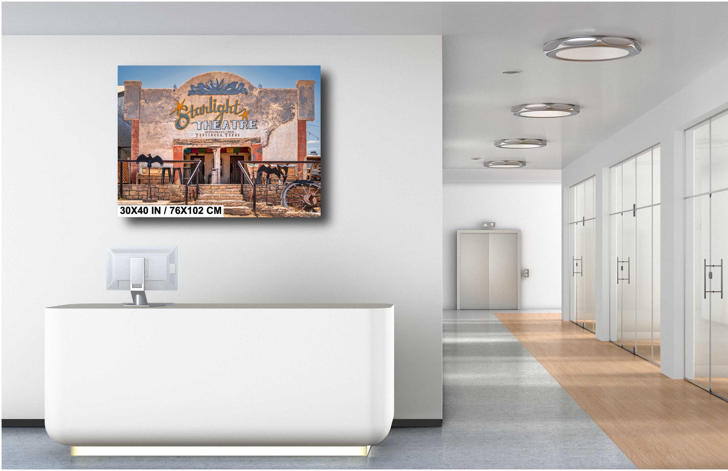 Starlight Theater Terlingua Texas Photo Print: West Texas Ghost Town, Historic Desert Movie Theater Photo on Premium Paper, Canvas or Metal