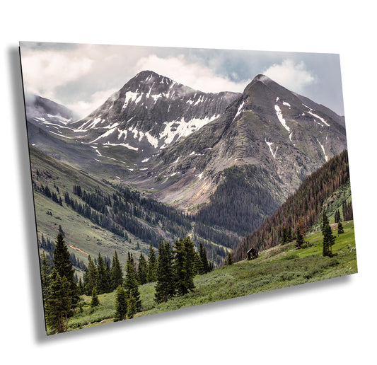 Colorado Rocky Mountains Canvas Print - Silverton & Ouray Photography, Animas Forks Cabin Decor, 3 Piece Wall Art Triptych