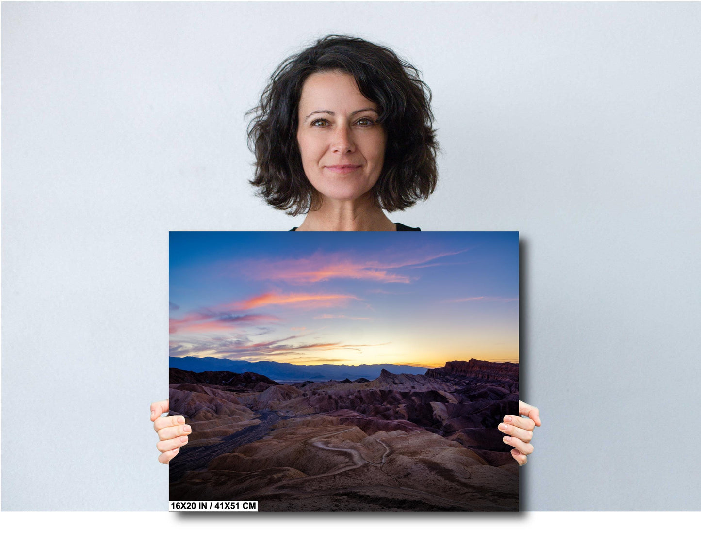 Zabriskie Point Death Valley Wall Art – California Desert Print, Southwest Landscape Nature Photography