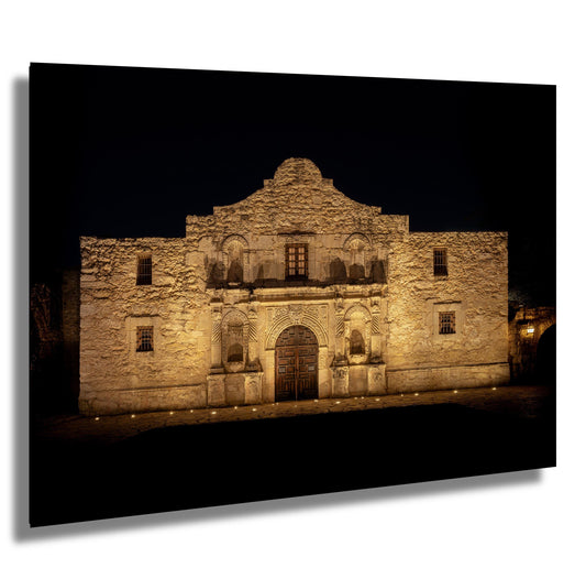 San Antonio Art - Alamo Fine Art Print | Texas History Wall Decor on Premium Photo Paper, Ready to Hang Canvas, Acrylic & Metal Options