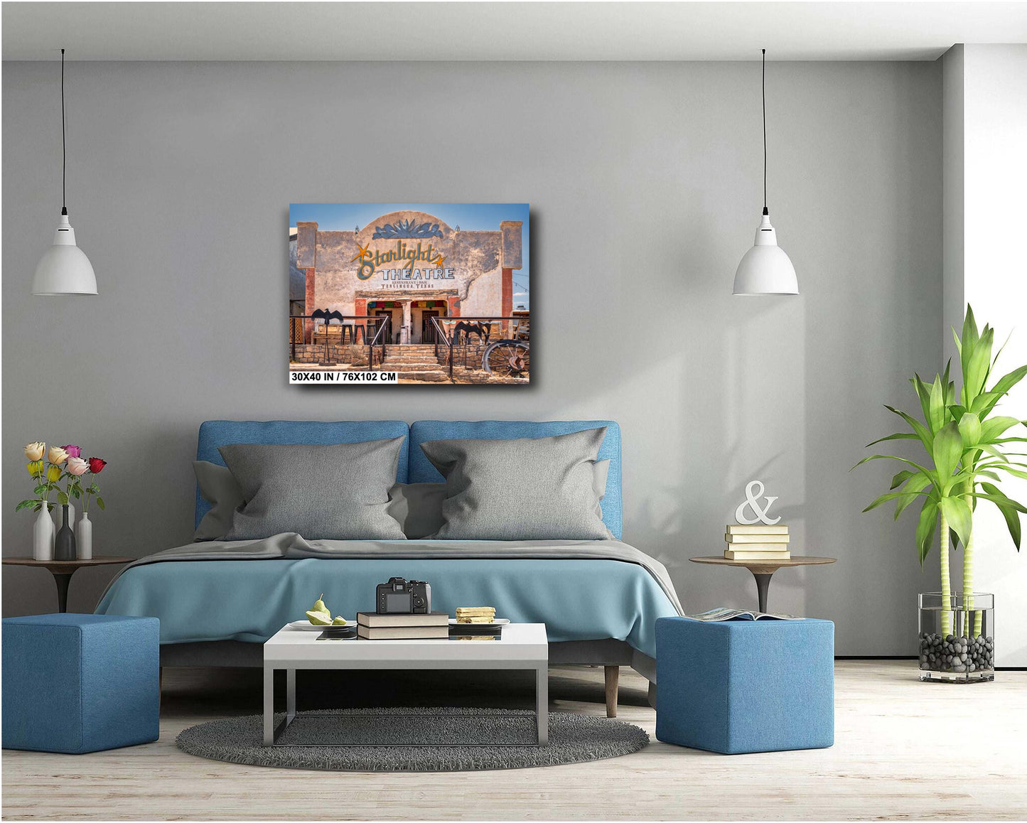 Starlight Theater Terlingua Texas Photo Print: West Texas Ghost Town, Historic Desert Movie Theater Photo on Premium Paper, Canvas or Metal