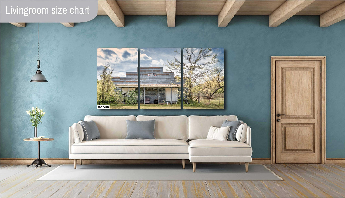 Country Decor - Small Town General Store Photography Print | Premium Photo Paper, Canvas, Acrylic & Metal Options | Burkett, Texas Art