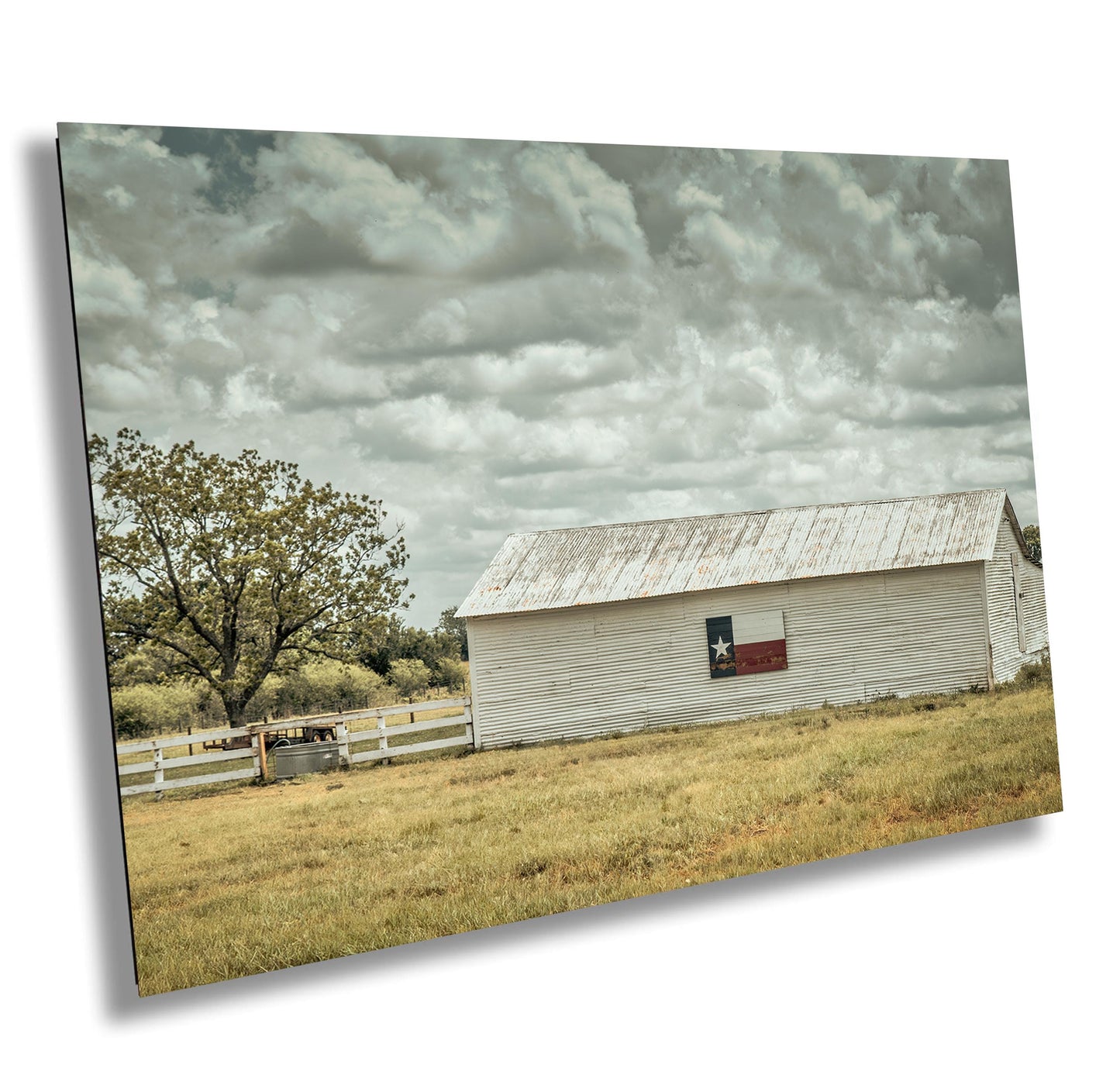 Rustic Wall Art - Texas Flag Barn Wall Art | Rustic Farmhouse Decor - Premium Photo Paper, Canvas, Acrylic & Metal Prints