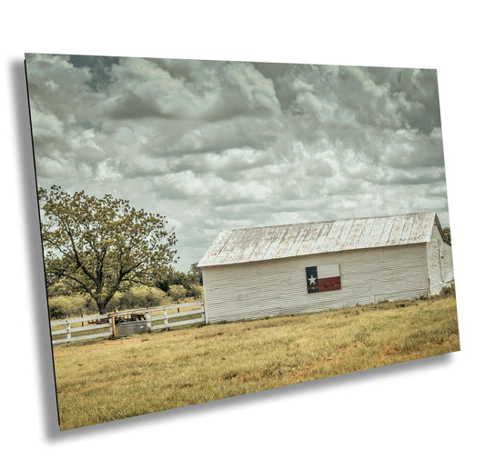 Rustic Wall Art - Texas Flag Barn Wall Art | Rustic Farmhouse Decor - Premium Photo Paper, Canvas, Acrylic & Metal Prints