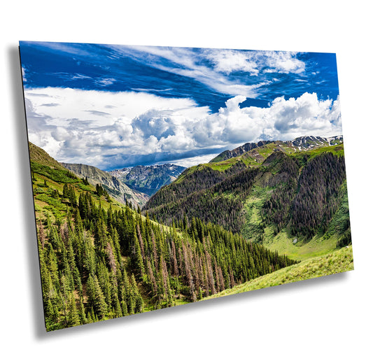 Rocky Mountains Colorado: Cinnamon Pass Summit View Landscape Photography, Silverton/Ouray Alpine Print, Wall Art Decor