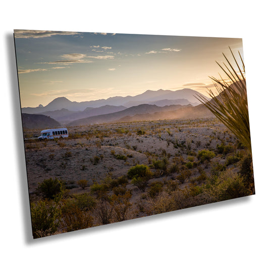 Big Bend Terlingua Texas Desert Landscape Art Print - Photography Poster for Wall Decor on Photo Paper, Canvas, Acrylic, or Metal