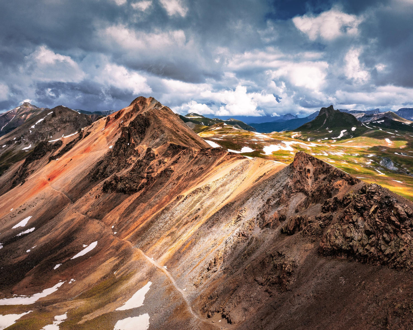 Rocky Mountain Colorado Alpine Loop: Engineer Pass Summit View Photography Print, Silverton & Ouray Wall Art Decor