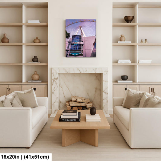 Las Vegas High Roller Wall Art – Vibrant Vegas Skyline Art on Premium Photo Paper
