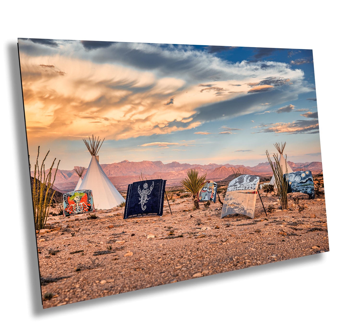 Terlingua Texas Tipi Wall Art | Desert Landscape Photography Print on Canvas, Paper, Acrylic & Metal